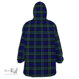 Scottish Arbuthnot Modern Clan Tartan Snuggie Hoodie Plaid Wearable Blanket Hoodie