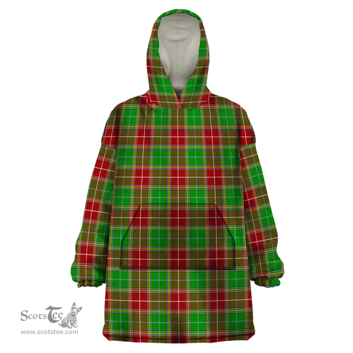 Scottish Baxter Modern Clan Tartan Snuggie Hoodie Plaid Wearable Blanket Hoodie