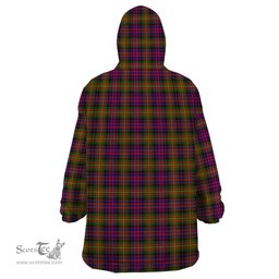 Scottish Carnegie Modern Clan Tartan Snuggie Hoodie Plaid Wearable Blanket Hoodie