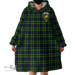 Scottish Campbell of Breadalbane Modern Clan Family Crest Tartan Snuggie Hoodie Plaid Wearable Blanket Hoodie
