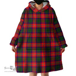 Scottish Belshes Clan Tartan Snuggie Hoodie Plaid Wearable Blanket Hoodie