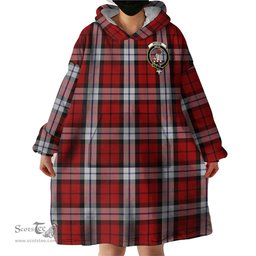 Scottish Brodie Dress Clan Family Crest Tartan Snuggie Hoodie Plaid Wearable Blanket Hoodie