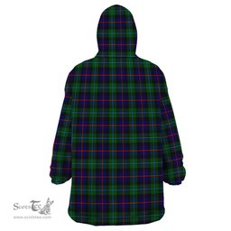 Scottish Calder Modern Clan Family Crest Tartan Snuggie Hoodie Plaid Wearable Blanket Hoodie