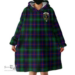 Scottish Calder Modern Clan Family Crest Tartan Snuggie Hoodie Plaid Wearable Blanket Hoodie