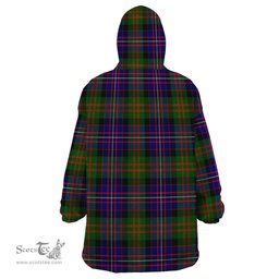 Scottish Chalmers Modern Clan Family Crest Tartan Snuggie Hoodie Plaid Wearable Blanket Hoodie