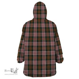 Scottish Carnegie Dress Clan Tartan Snuggie Hoodie Plaid Wearable Blanket Hoodie