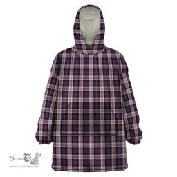 Scottish Cameron of Erracht Dress Clan Tartan Snuggie Hoodie Plaid Wearable Blanket Hoodie