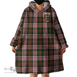 Scottish Carnegie Dress Clan Family Crest Tartan Snuggie Hoodie Plaid Wearable Blanket Hoodie