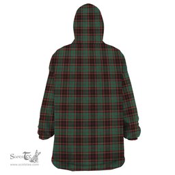 Scottish Buchan Ancient Clan Tartan Snuggie Hoodie Plaid Wearable Blanket Hoodie