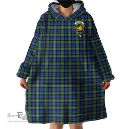 Scottish Campbell Argyll Ancient Clan Family Crest Tartan Snuggie Hoodie Plaid Wearable Blanket Hoodie