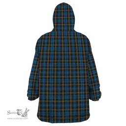 Scottish Blanton Dress Clan Tartan Snuggie Hoodie Plaid Wearable Blanket Hoodie