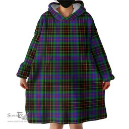 Scottish Brodie Hunting Modern Clan Tartan Snuggie Hoodie Plaid Wearable Blanket Hoodie