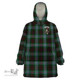 Scottish Brodie Hunting Clan Family Crest Tartan Snuggie Hoodie Plaid Wearable Blanket Hoodie