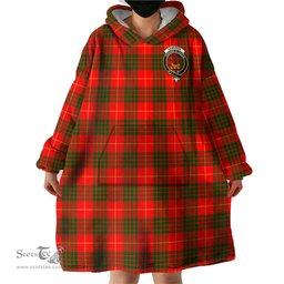 Scottish Cameron Modern Clan Family Crest Tartan Snuggie Hoodie Plaid Wearable Blanket Hoodie