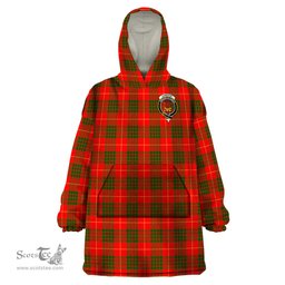 Scottish Cameron Modern Clan Family Crest Tartan Snuggie Hoodie Plaid Wearable Blanket Hoodie