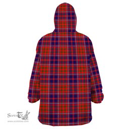 Scottish Cameron of Lochiel Modern Clan Family Crest Tartan Snuggie Hoodie Plaid Wearable Blanket Hoodie