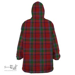 Scottish Birral Burrell Clan Tartan Snuggie Hoodie Plaid Wearable Blanket Hoodie