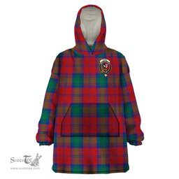 Scottish Byres (Byses) Clan Family Crest Tartan Snuggie Hoodie Plaid Wearable Blanket Hoodie