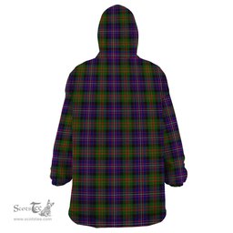 Scottish Cameron of Erracht Modern Clan Tartan Snuggie Hoodie Plaid Wearable Blanket Hoodie