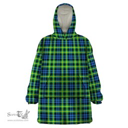 Scottish Campbell of Breadalbane Ancient Clan Tartan Snuggie Hoodie Plaid Wearable Blanket Hoodie