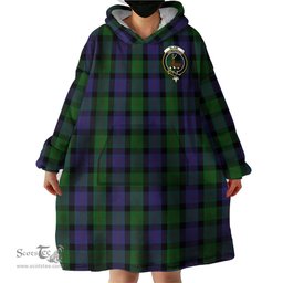 Scottish Blair Clan Family Crest Tartan Snuggie Hoodie Plaid Wearable Blanket Hoodie