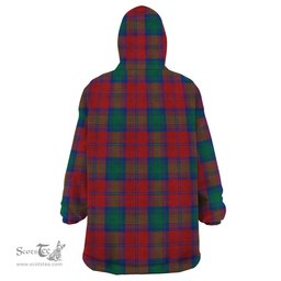 Scottish Byres (Byses) Clan Tartan Snuggie Hoodie Plaid Wearable Blanket Hoodie