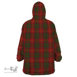 Scottish Burns Clan Tartan Snuggie Hoodie Plaid Wearable Blanket Hoodie