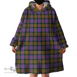 Scottish Carnegie Ancient Clan Tartan Snuggie Hoodie Plaid Wearable Blanket Hoodie