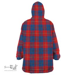 Scottish Blane Clan Family Crest Tartan Snuggie Hoodie Plaid Wearable Blanket Hoodie