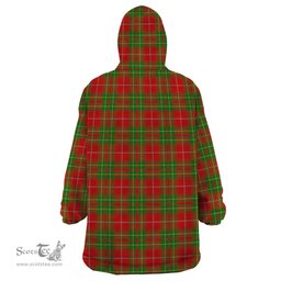 Scottish Burnett Ancient Clan Family Crest Tartan Snuggie Hoodie Plaid Wearable Blanket Hoodie