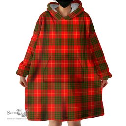 Scottish Cameron Modern Clan Tartan Snuggie Hoodie Plaid Wearable Blanket Hoodie