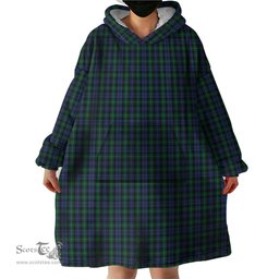 Scottish Cheape of Torosay Clan Tartan Snuggie Hoodie Plaid Wearable Blanket Hoodie