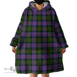 Scottish Blair Modern Clan Tartan Snuggie Hoodie Plaid Wearable Blanket Hoodie