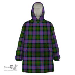 Scottish Blair Modern Clan Tartan Snuggie Hoodie Plaid Wearable Blanket Hoodie