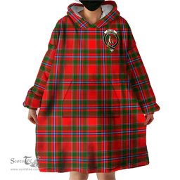 Scottish Butter Clan Family Crest Tartan Snuggie Hoodie Plaid Wearable Blanket Hoodie