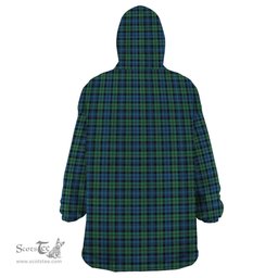 Scottish Campbell Ancient 02 Clan Tartan Snuggie Hoodie Plaid Wearable Blanket Hoodie