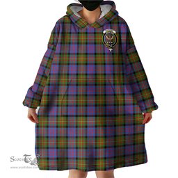 Scottish Carnegie Ancient Clan Family Crest Tartan Snuggie Hoodie Plaid Wearable Blanket Hoodie