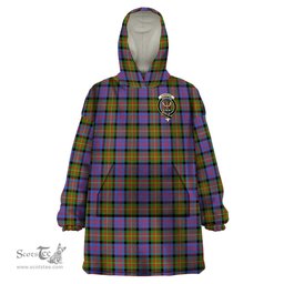 Scottish Carnegie Ancient Clan Family Crest Tartan Snuggie Hoodie Plaid Wearable Blanket Hoodie