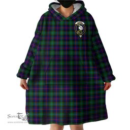 Scottish Campbell of Cawdor Modern Clan Family Crest Tartan Snuggie Hoodie Plaid Wearable Blanket Hoodie