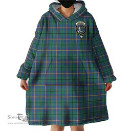 Scottish Carmichael Ancient Clan Family Crest Tartan Snuggie Hoodie Plaid Wearable Blanket Hoodie