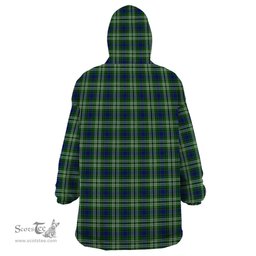 Scottish Blackadder Clan Family Crest Tartan Snuggie Hoodie Plaid Wearable Blanket Hoodie