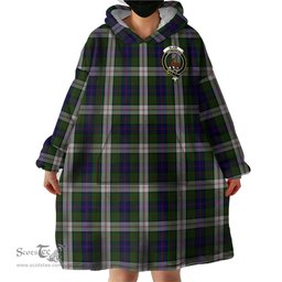 Scottish Blair Dress Clan Family Crest Tartan Snuggie Hoodie Plaid Wearable Blanket Hoodie