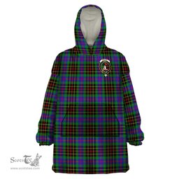 Scottish Brodie Hunting Modern Clan Family Crest Tartan Snuggie Hoodie Plaid Wearable Blanket Hoodie