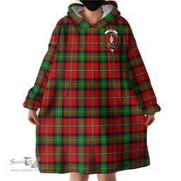 Scottish Boyd Modern Clan Family Crest Tartan Snuggie Hoodie Plaid Wearable Blanket Hoodie
