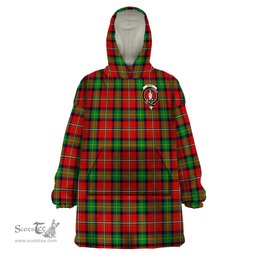 Scottish Boyd Modern Clan Family Crest Tartan Snuggie Hoodie Plaid Wearable Blanket Hoodie