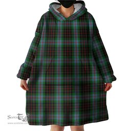 Scottish Brodie Hunting Clan Tartan Snuggie Hoodie Plaid Wearable Blanket Hoodie