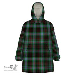 Scottish Brodie Hunting Clan Tartan Snuggie Hoodie Plaid Wearable Blanket Hoodie