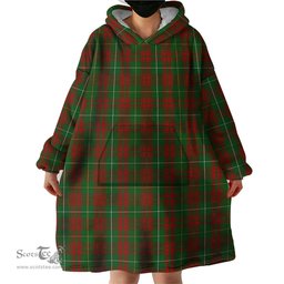 Scottish Bruce Hunting Clan Tartan Snuggie Hoodie Plaid Wearable Blanket Hoodie