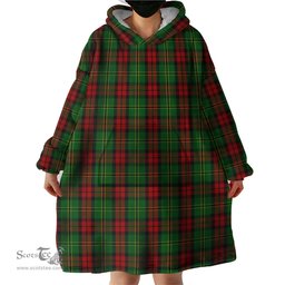 Scottish Blackstock Hunting Clan Tartan Snuggie Hoodie Plaid Wearable Blanket Hoodie