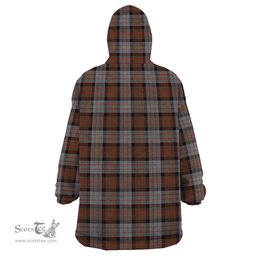 Scottish Cameron of Erracht Weathered Clan Family Crest Tartan Snuggie Hoodie Plaid Wearable Blanket Hoodie